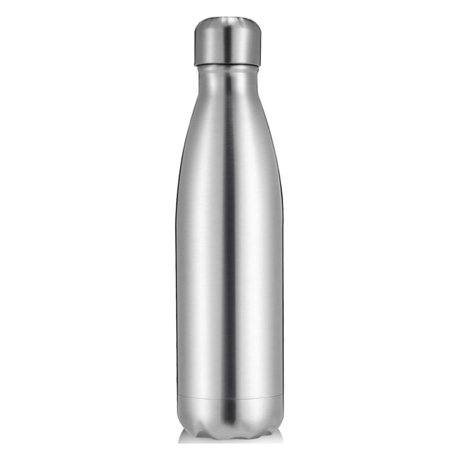 500ml/17oz Double Wall Stainles Steel Thermal Water Bottle Sport Thermostatic Bottle Keep Hot and Cold Insulated Vacuum Flask 500ml - 17oz