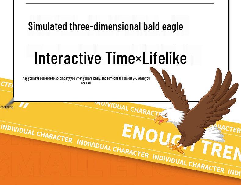 Cross-border Bald Eagle Plush Toy for Home, Office, or Living Room Decor