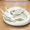 Creative Gothic 3D Printing Dragon Tray Dark Style Plastic Jewelry Storage Tray Decorative Desktop Organizer Key Holder