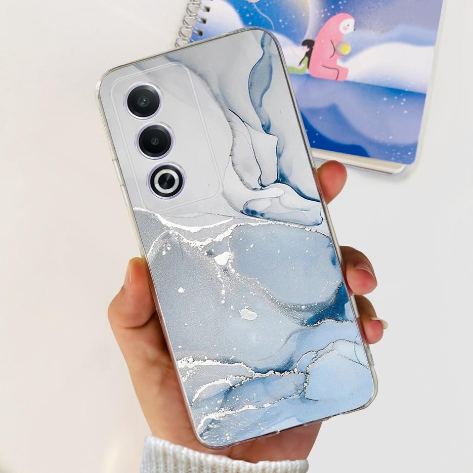 For Oppo A80 5G Case CPH2639 Cute Painted Cover Clear Silicone Soft TPU Phone Case For Oppo A3 Pro A3pro 5G OppoA80 Shell Bumper