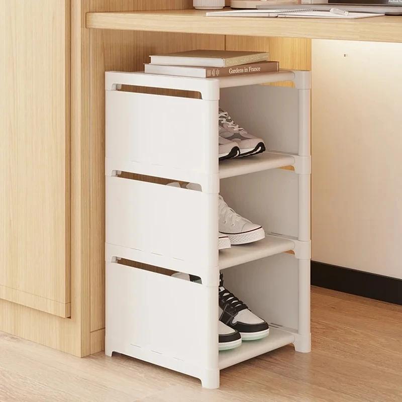 Adjustable Shoe Rack Storage Organizer Shoe Hanger Shoe Cabinets Space Saving Sneakers Organizer for Wall Corner Shoes Shelf