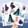 10Pcs/set Disney Princess Frozen Tattoo Stickers Princess Cartoon Tattoo For Birthday Gift Fake Body Art Tattoos