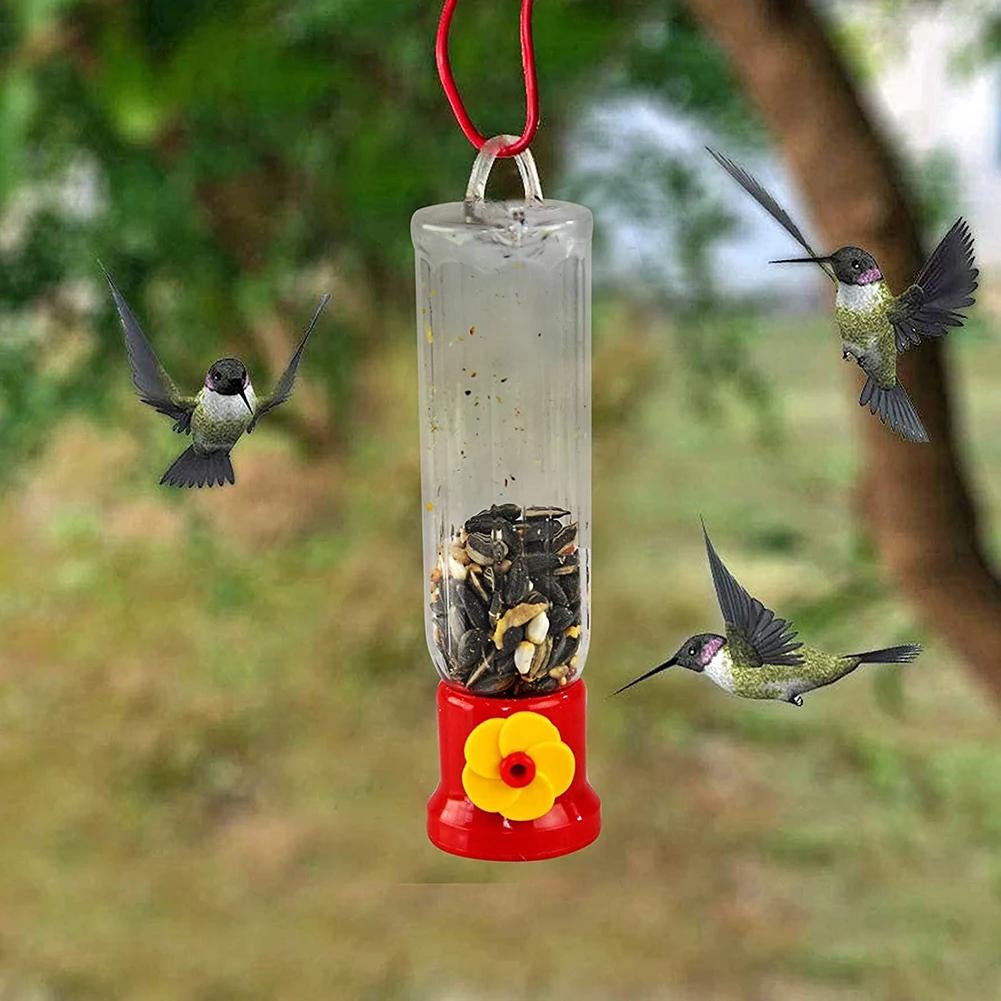 16-teiliges Kolibri-Futterspender-Blumen-Set, konzipiert für einfaches Sitzen, leuchtende Farben zur Anlockung von Vögeln, passt für 0,3-Loch-Flaschen