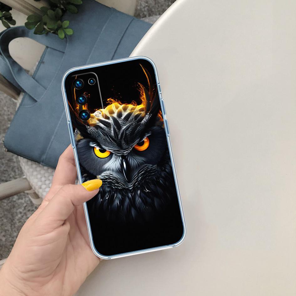 PP15 Cartoon Owl Phone Case for Motorola Moto G10 G20 G30 G31 G32 G34 G35 G41 G42 G50 G51 G52 G55 G60 G60S G62 G71 G72 G75