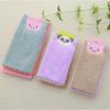 Children's High-Density Coral Fleece Towels - Absorbent, Multi-Color, Cotton Square for Hand Wiping & Cleaning