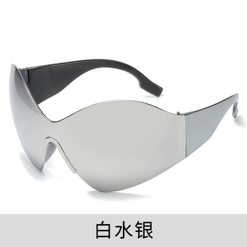 New Y2K Borderless Men Sunglasses Women's Fashion Street Shoot Sun Glasses Men's Cycling Driving Eyewear UV400