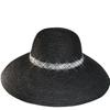 Beach Style Sun Shade Hat For Women With Wide Brim And Silver Silk Fabric Summer Wear