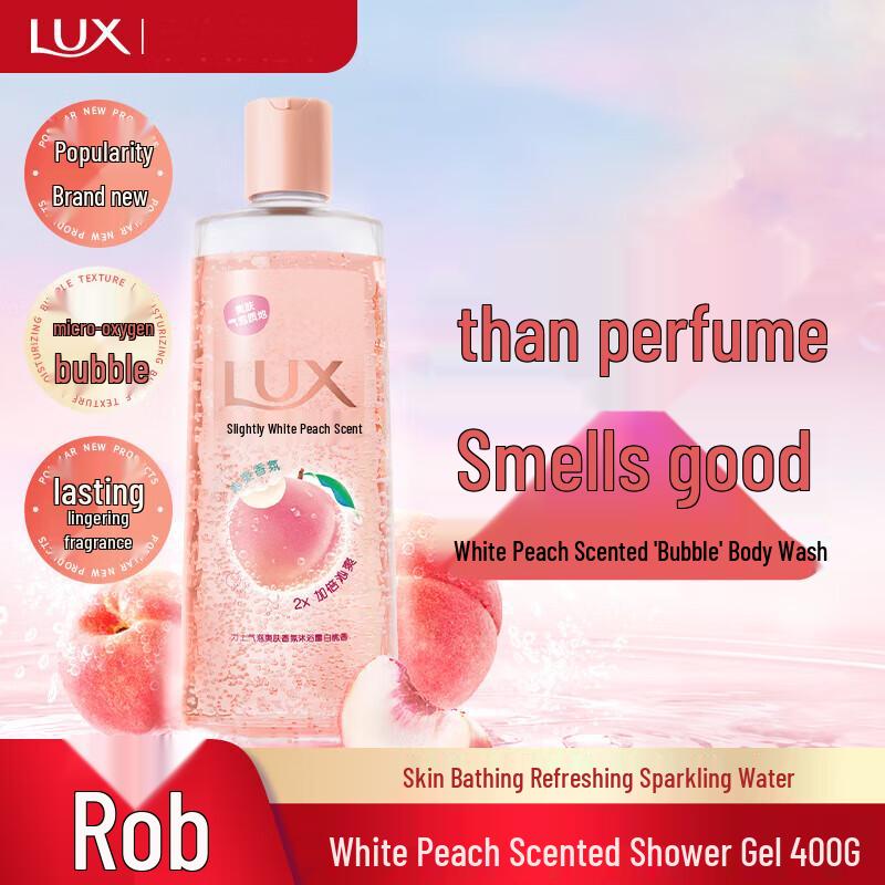 

Lux White Peach Bubble Shower Gel
