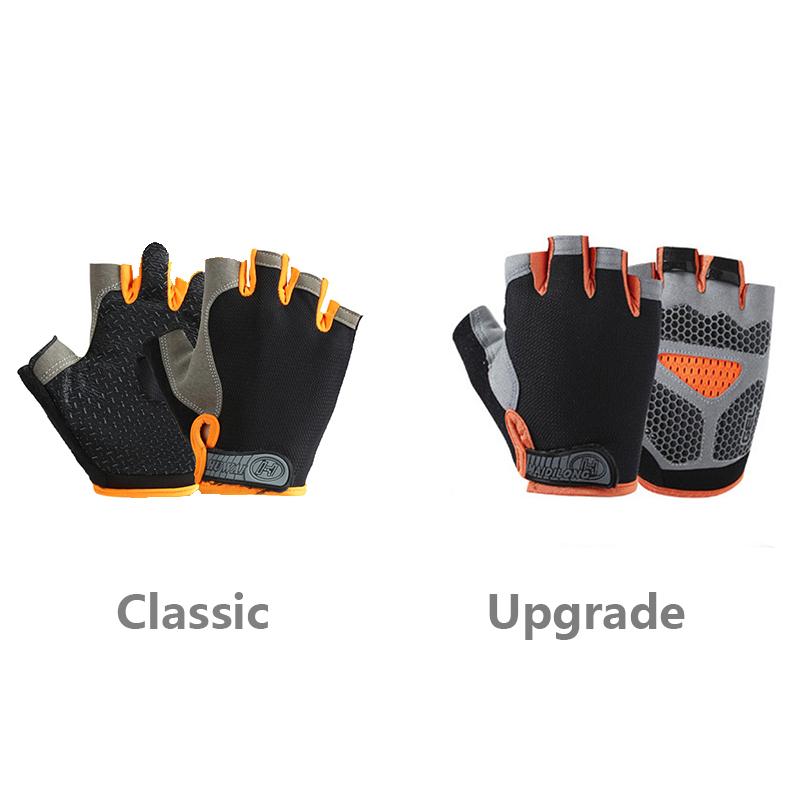Professional Non-Slip Breathable Fitness Gym Women and Men Half-Finger Summer Fishing Biking Fingerless Gloves Womens Bicycles