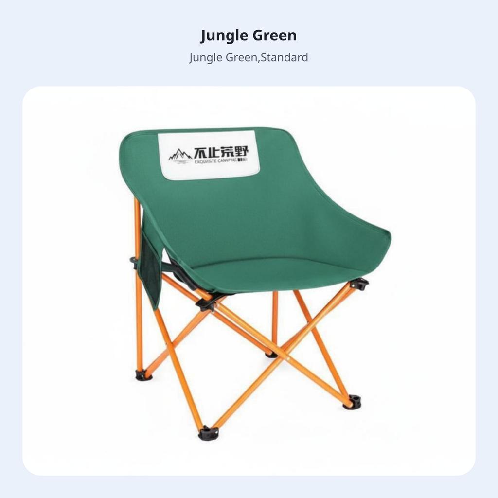 Highspine Moon Chair Lightweight Highspine Folding Chair Foldable Robust Duty For Outdoor Enthusiasts Fishers Rearyard