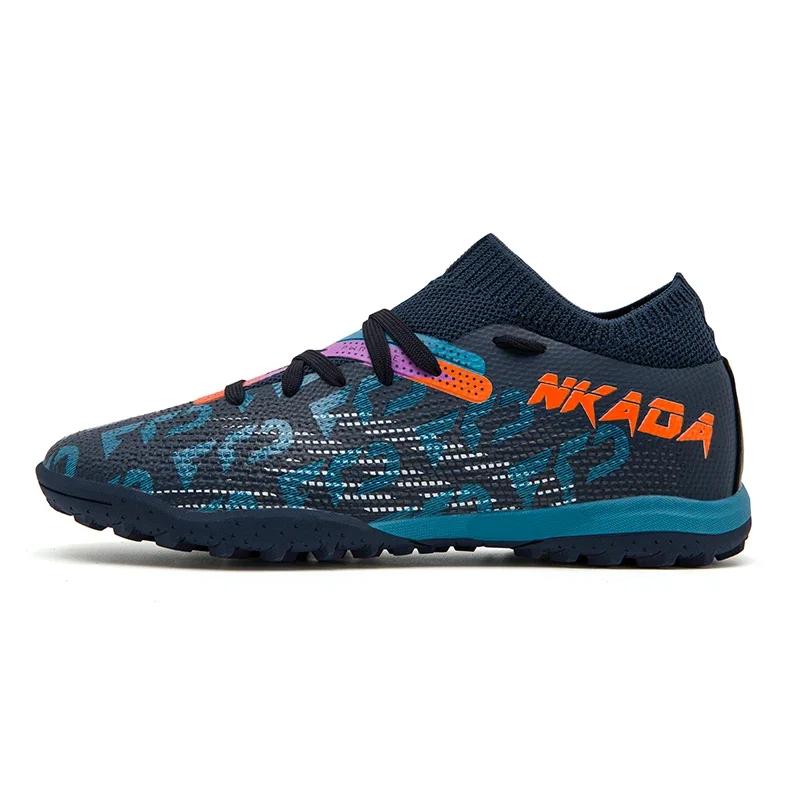 Men Football Boots Society Soccer Shoes Casual Grass Training Cleats Outdoor High Quality Sneaker Long Spikes Football Shoes