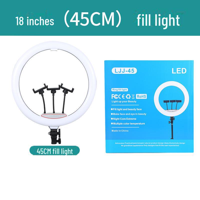 Portable Selfie Ring Light for Enhanced Beauty and Live Broadcast