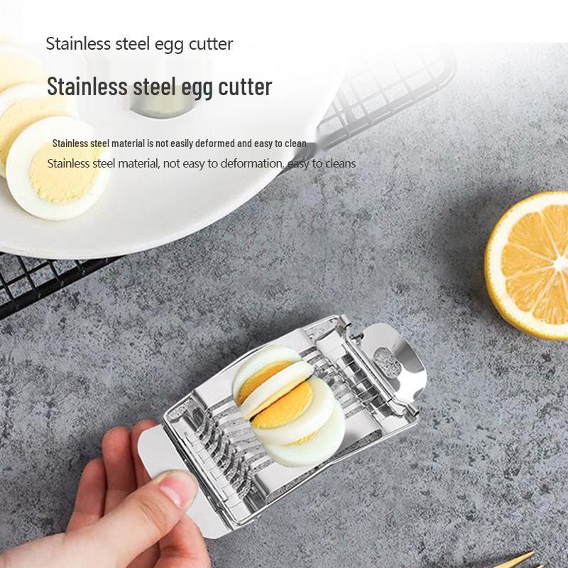Japanese Creative Stainless Steel Egg Slicer for Fancy and Preserved Eggs