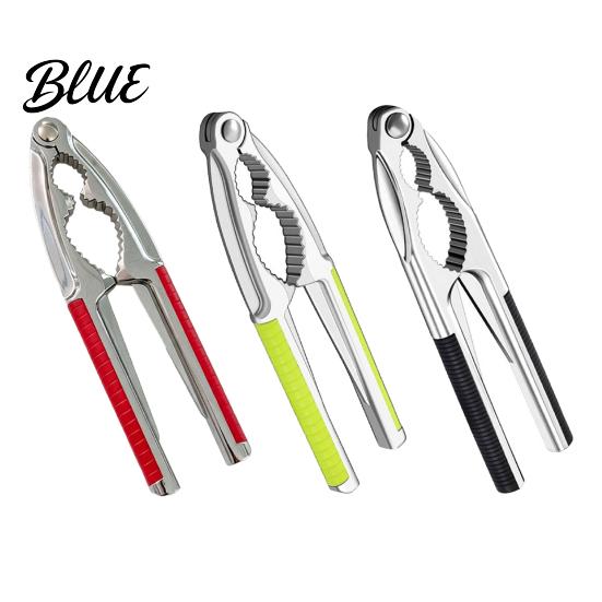 Sturdy Nut Opener Crackers for All Nuts Heavy Duty Nutcracker Pecan Ergonomic Walnut Sheller Walnuts Multi-purpose Seafood Shell Tool with Non-Slip
