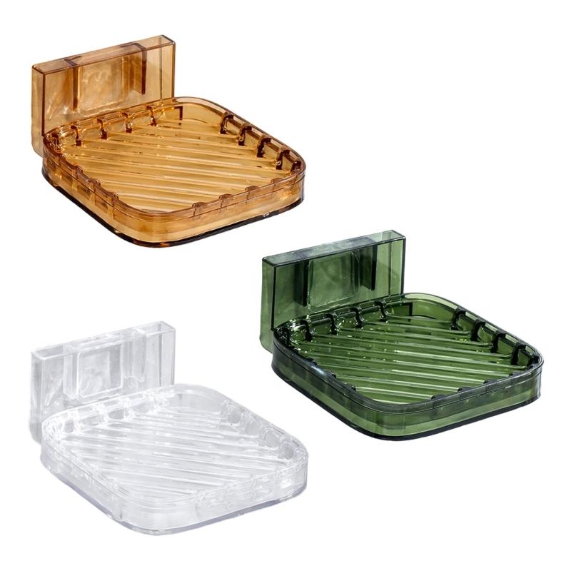 Creative Soap Holder With Adhesive For Easy Installation Kitchen Sink Mount With Drain Soap Holder Easy Cleaning
