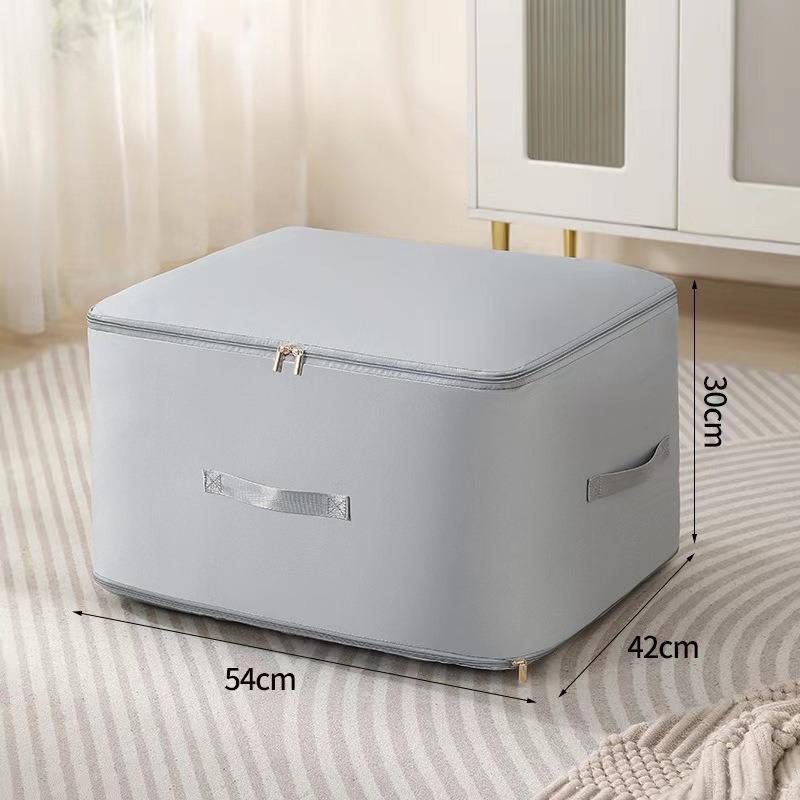 

Compressed Dustproof Storage Bag Large Capacity Moisture-proof Moving Bag Self Compressing Sorting Bag Suitable for Bedding Winter Clothing Storage 54x42x30cm 1PCS