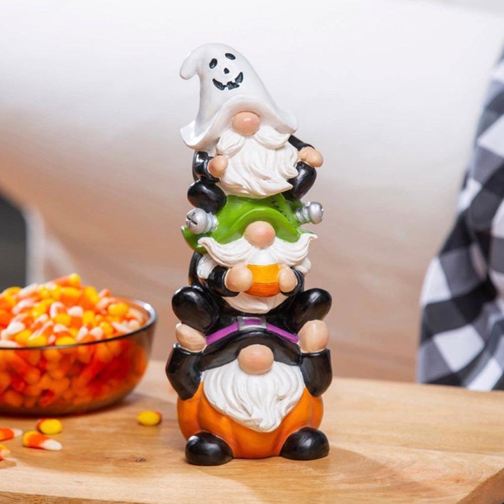 Handmade Halloween Statue Cartoon Garden Ornaments Creative Resin Crafts  Yard Ornament