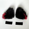 2Pcs Car Motorcycle Helmet Decoration Electric Bike Soft Little Plush Cat's Ears For Motocross Full Face Off Road Helmet Sticker