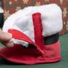 Winterschlussverkauf: Plüsch-Klettverschluss-Kleinkindstiefel - Dicke & Warme Weihnachts-Babyschuhe