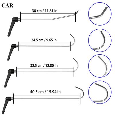 Dent Removal Rods Tools Kit 4PCS Newly Design Dent Repair Rods Paintless Dent Repair Tools for Hail Damage Repair Dent Remover