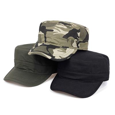 Fashion Flat Caps Adjustable Unisex Cotton Army Camouflage Camo Cap Casual Baseball Hat Men Women Casual Fishing Hats