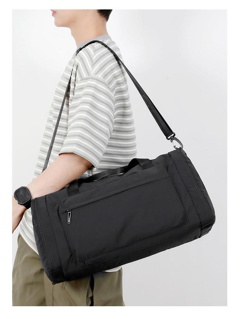 2026 Wear-Resistant Large Capacity Sports Travel Bag: Lightweight, Simple Design for Commuting, Fitness, and Business Trips