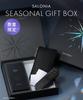 SALONIA EMS Lift Brush 3D Care Electric Facial and Scalp Brush Black Gift Box