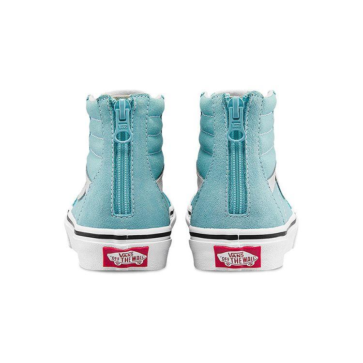 Vans Sk8 High Top Kids Skate Shoes Kids Sneakers Blue White VN000W9W7WT