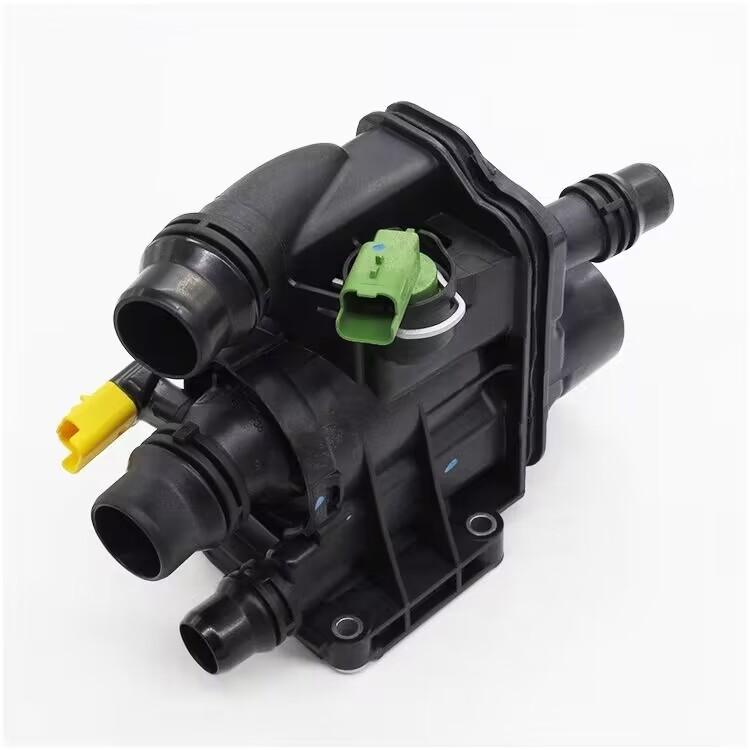 Engine Cooling Water Outlet Thermostat Assembly 9807198480 for Peugeot 208 308 408 3008 Citroen C3 C4 DS3 DS4 1.2T