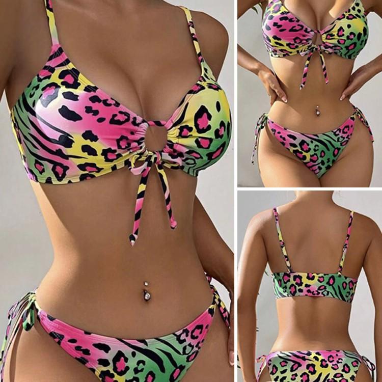 European And American New Swimsuit Women'S Bikini Lace-Up Swimsuit Explosive Swimsuit Sexy Bikini