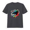 organic cotton t shirt colorseyess colorful eye elegant color vintage Washed homme Stylish Top For Everyday Wear Versatile