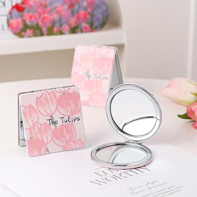 Tulip Style Portable Double-Sided Folding Makeup Mirror