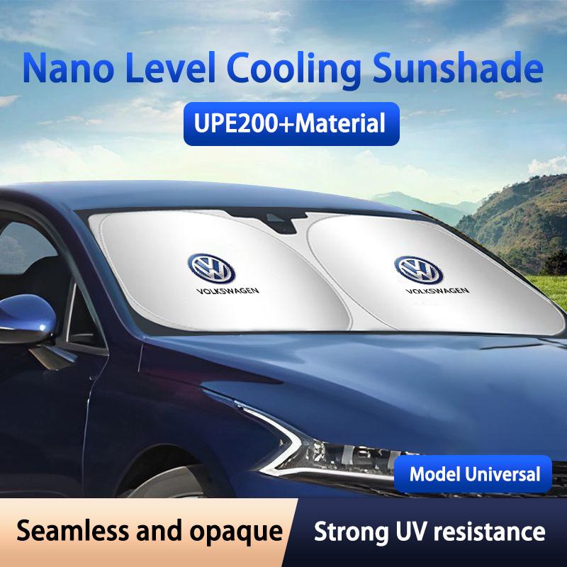 HAT1 Sun Shade Visor UV Car Windshield Protection Shield For VW Volkswagen Golf Polo Passat Touran CC Jetta MK3 MK4 MK5 GTD GTI SR32