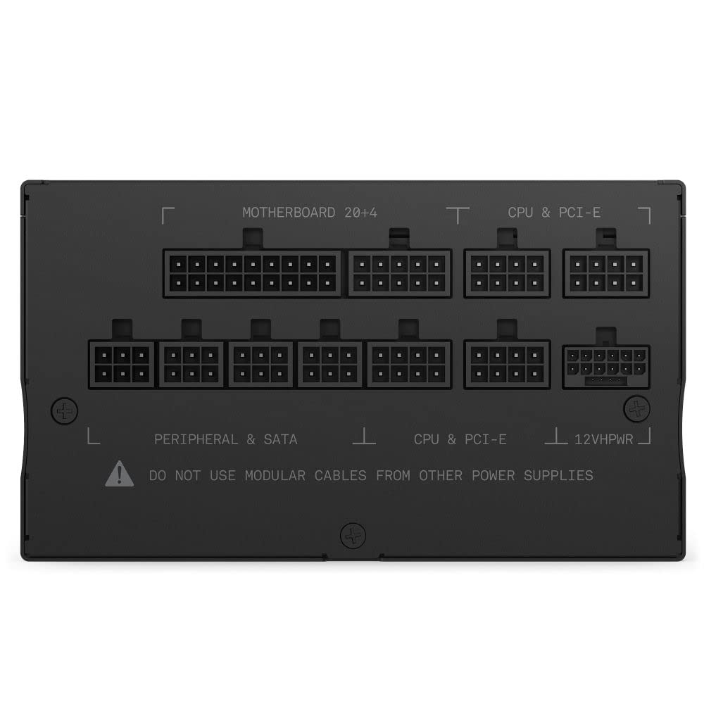 NZXT C1200 Gold PC Power Supply Unit 1200W 80PLUS Gold 3180 Power Supply ATX3.0 PA-2G1BB-JP Plug-in