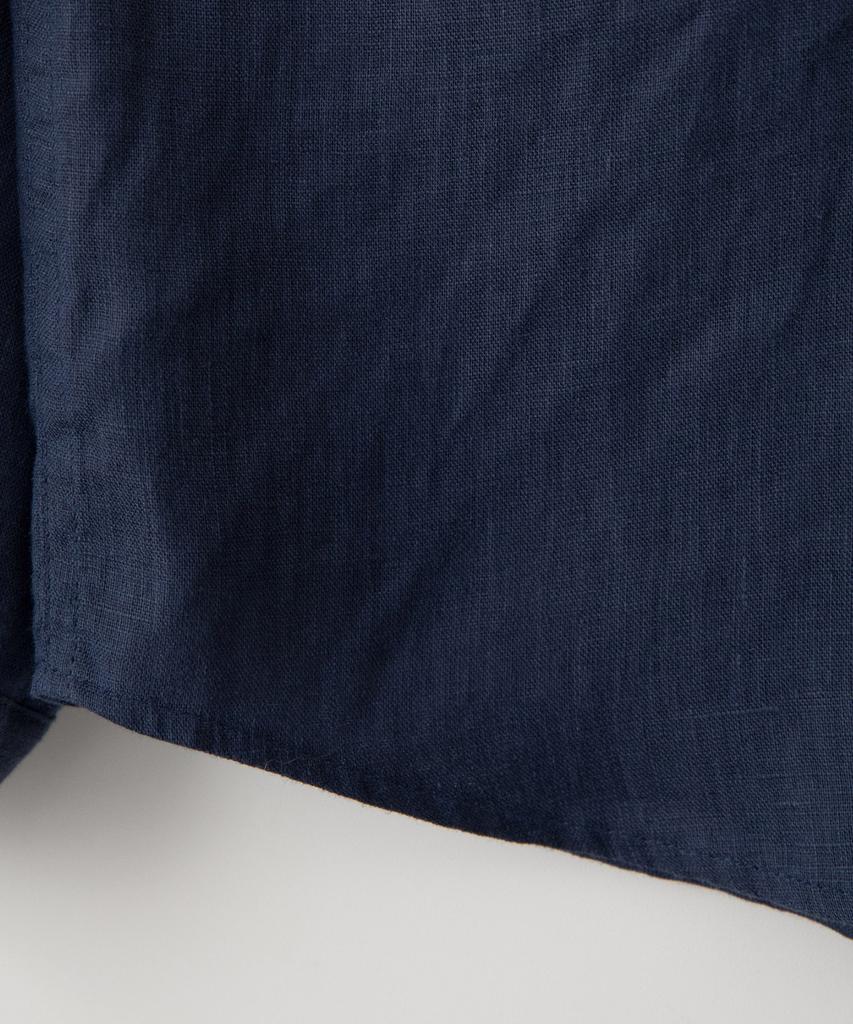 BLANKROOM French Linen Shirt_Navy