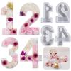 Geometric Number Candle Holder Mold - Silicone Epoxy & Plaster Ornament for Festivals