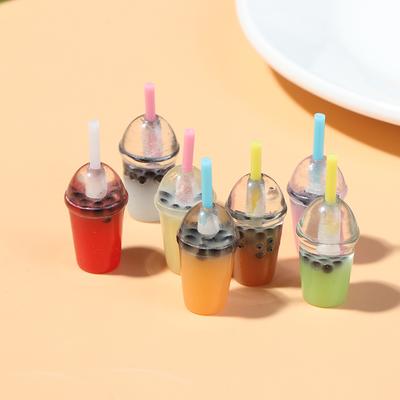 5ks 1:12 Dollhouse Mini Pearl Milk Tea Cup Food Food