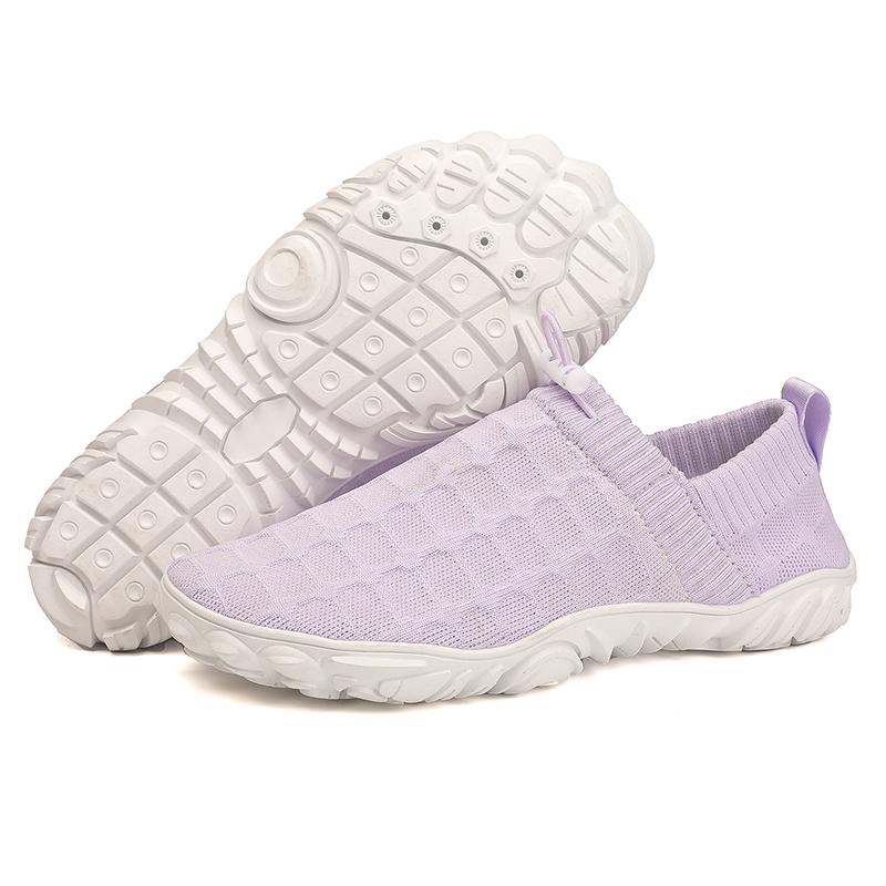 Fashion Barefoot Slip on Shoes Women Men Non-Slip Minimalist Comfortable Breathable Knitted Vulcanized Shoes Casual Outdoor Running Foot