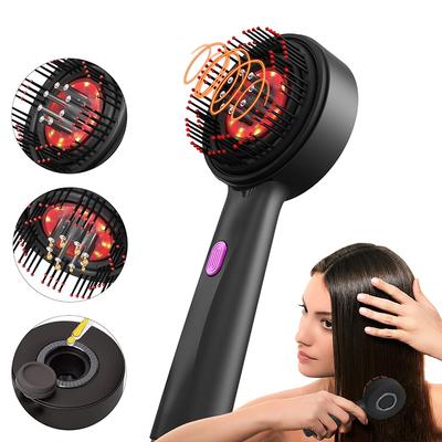 3 Modi Elektrischer Massagekamm Tragbar Rotes Licht Laser Kamm für Haarfollikel Haarfollikel Auf dem Kopf Essenzöl Applikator