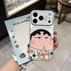 Animation Small New Kt Large Window for Apple 17Promax Large Window Mobile Phone Case IP16/15/14 Fine Hole 13