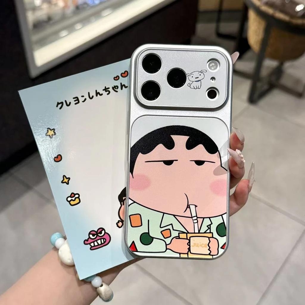 Animation Small New Kt Large Window for Apple 17Promax Large Window Mobile Phone Case IP16/15/14 Fine Hole 13