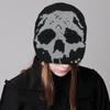 Hiphop Knitted Hat Breathable Acrylics Hat Adjustable Size Hat Youth Trendy Hat for Trendy Youth