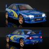1:32 Impreza Wrx Sti Model Toy Sports Cars Alloy Diecast Miniature Supercars Sound Light Doors Opened Pull Back For Kids Gift