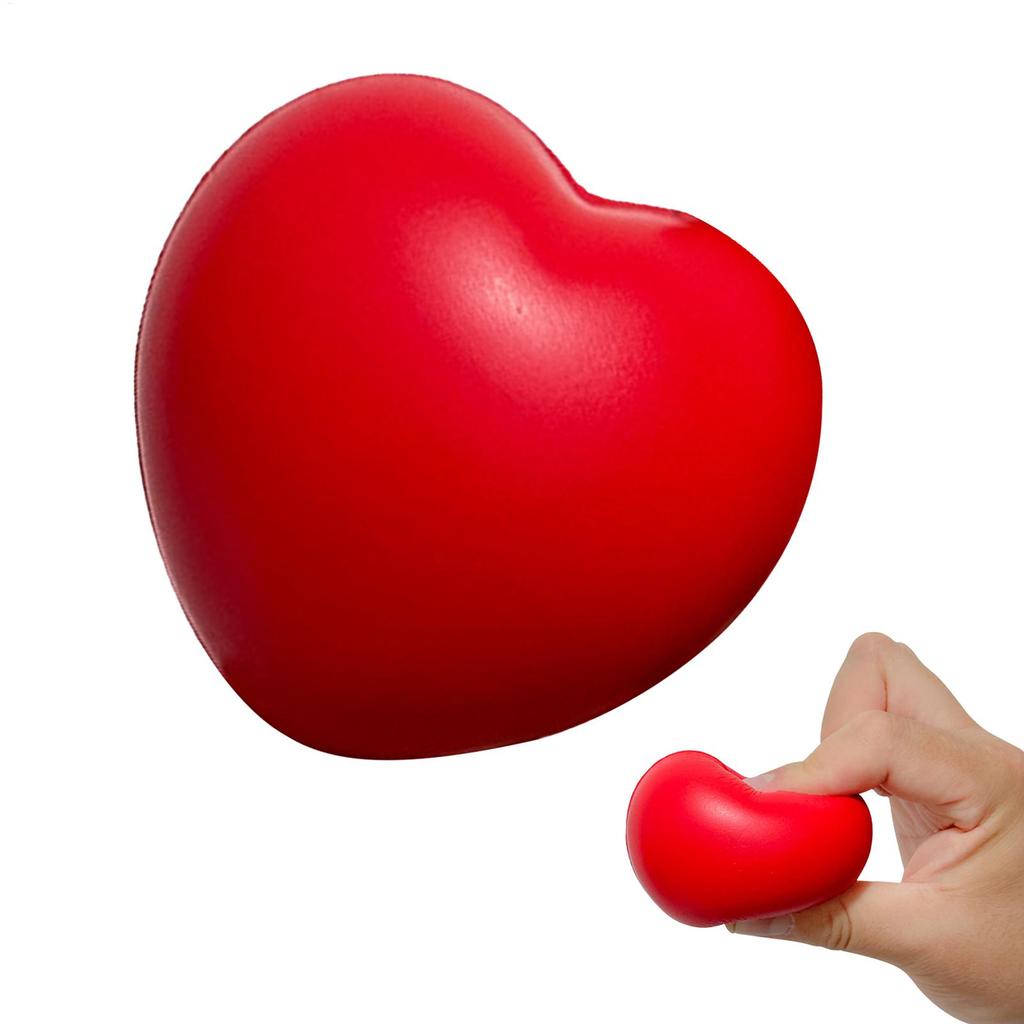 hot sale 1Pcs Hand Exercise Ball Heart Shaped Squeeze Stress Ball Finger Massage Ball Hand Grip Ball