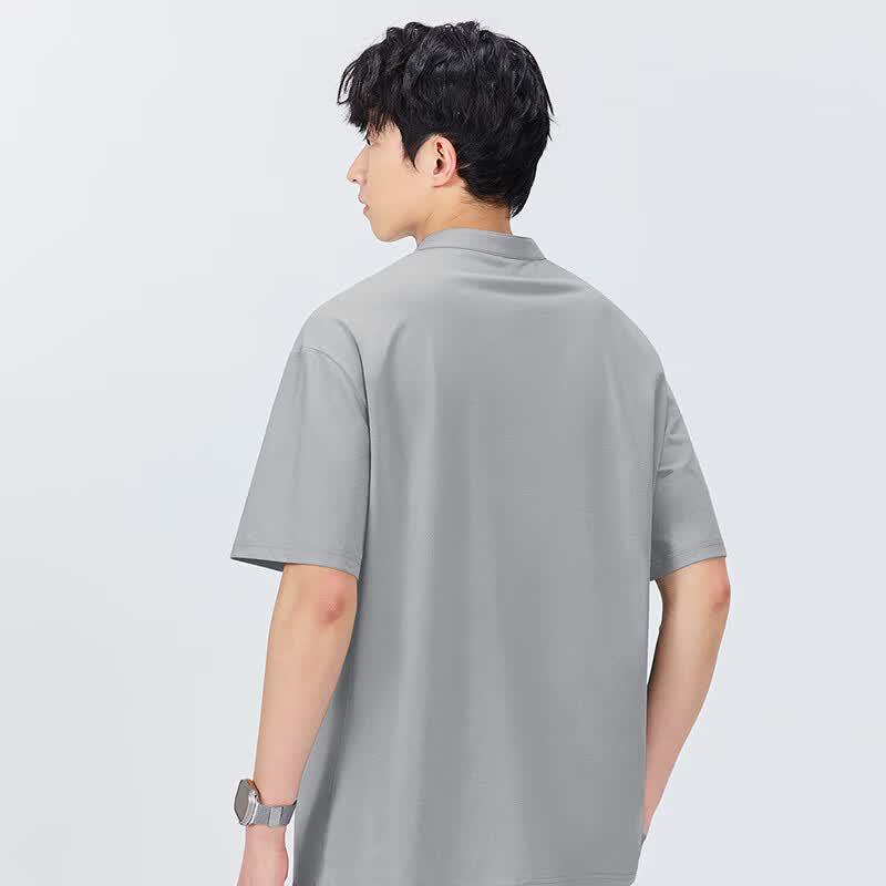 MINISO Men's Z-Model Sun Protection Quick-Dry Polo T-Shirt
