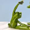 Grenouille ornement résine artisanat grenouille Sculpture Statue Yoga grenouilles Figurine décor