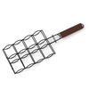 Oeny Wooden Handle Barbecue Grill Basket