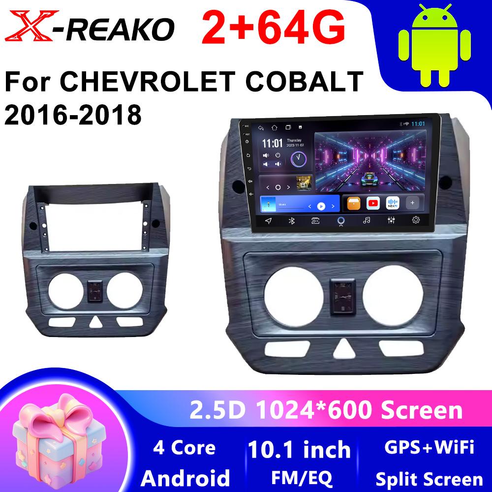 For Chevrolet Cobalt 10.1inch 2din Android 13 Auto CarPlay Car Radio Stereo Video Player GPS 4G Screen Car Multimedia Navigation