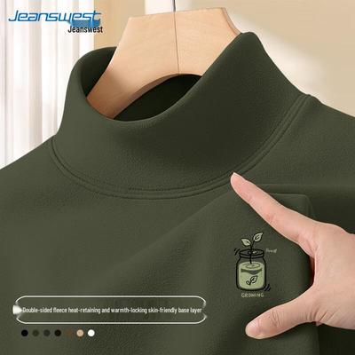 Jeanswest Herren Thermounterhemd mit hohem Kragen