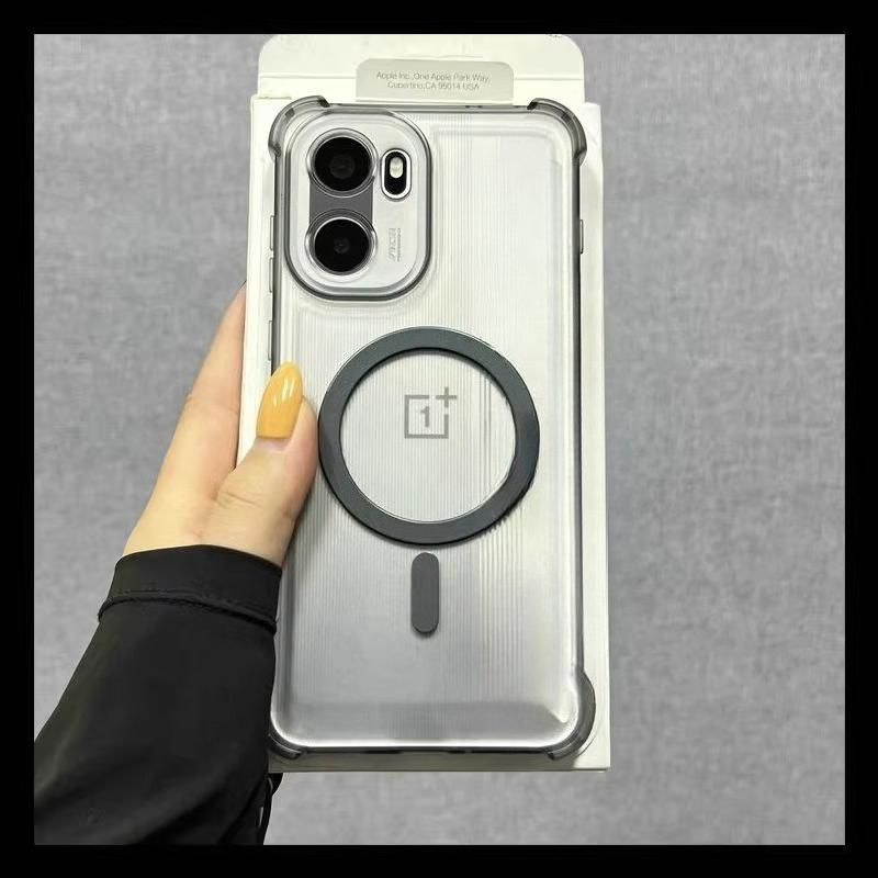 

Подушка безпеки TPU Ударостійкий М який Силіконовий Чохол Для Oneplus ACE 6 15R ACE6T Магнітна Бездротова Зарядка Матовий Прозорий Задня Кришка Для 1+15 1+ACE6 T OnePlus 15R чорний